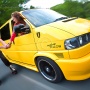 Quirky Modified VW T4 Rig Shot